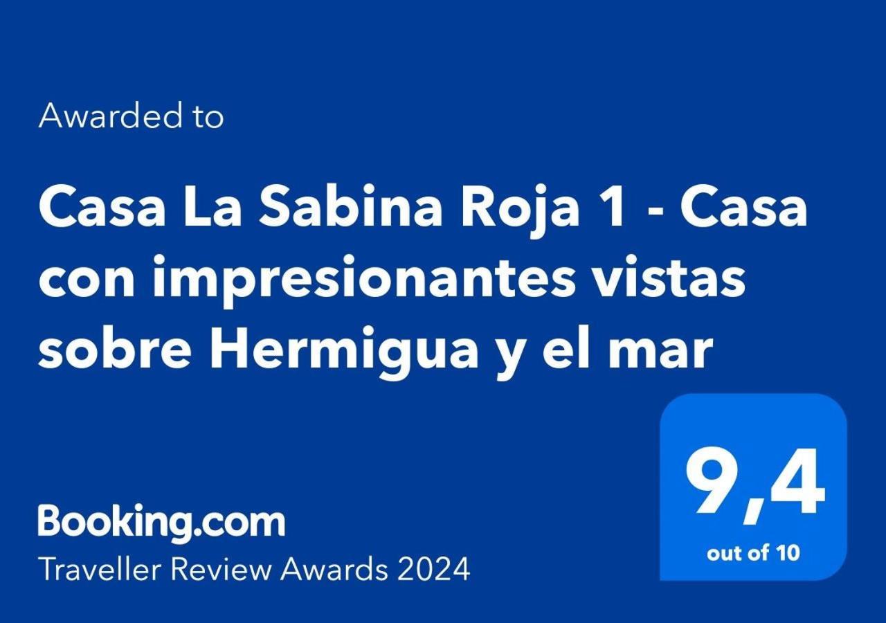 Casa La Sabina Roja 1 - Casa Con Impresionantes Vistas Sobre Hermigua Y El Mar Ngoại thất bức ảnh